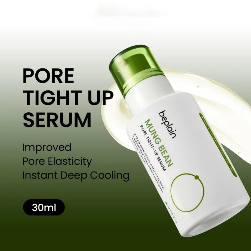 Beplain Mung Bean Pore Serum, Deep Cleansing Foam, Facial Pore Remover Clay Mask and Makeup Remover Oil